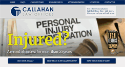 Desktop Screenshot of callahan-legal.com